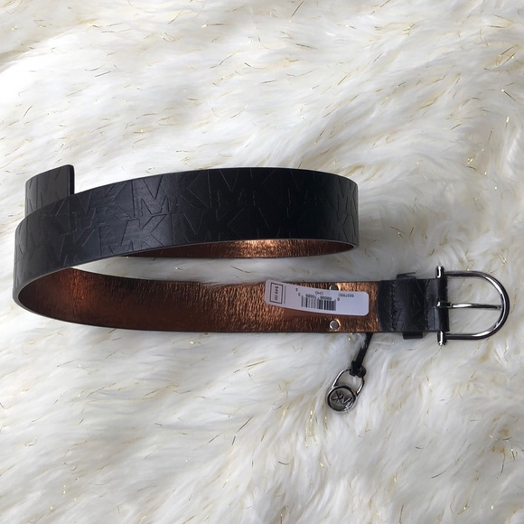 Michael Kors Belt Embossed with MK chain SMALL main image 4